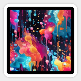 Paint splats Sticker